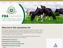 Tablet Screenshot of fba-labs.com